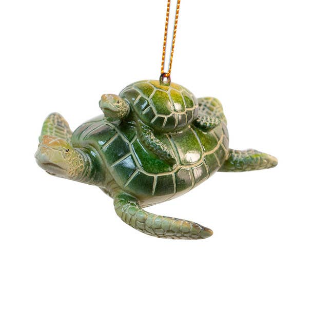 Green Turtle Ornament