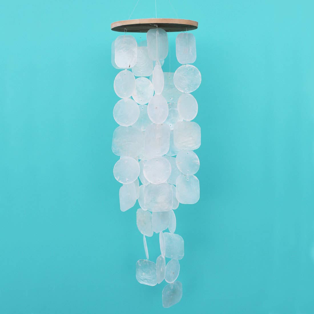 White Capiz Shell Wind Chime