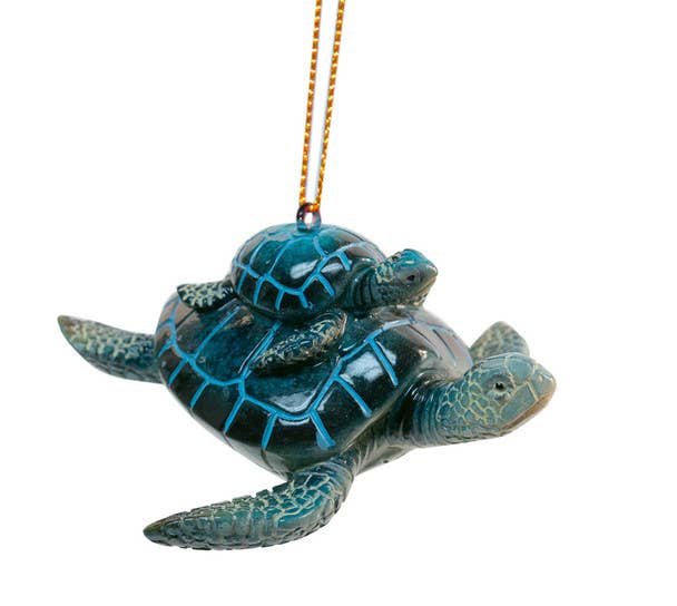 Blue Turtle Ornament