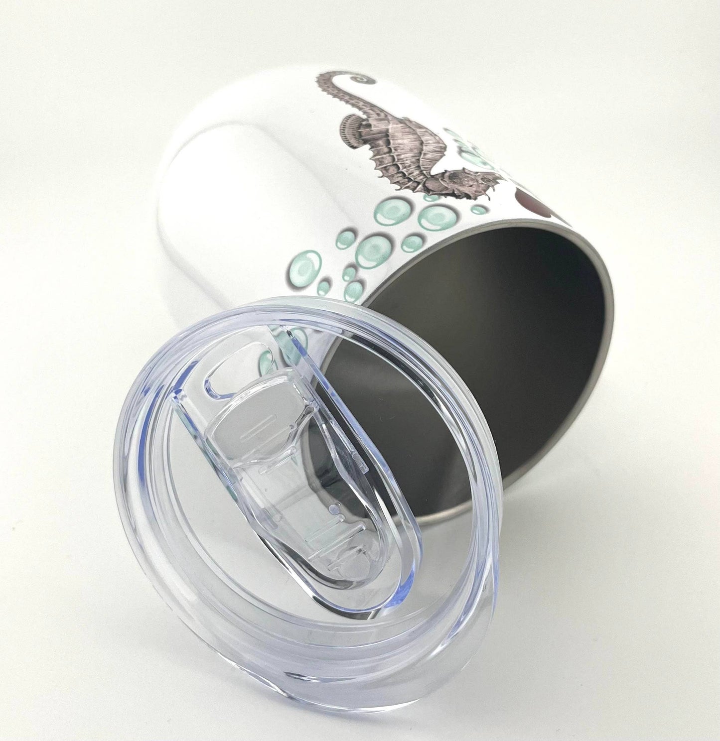 Heron Coastal Birds Wine Tumbler | Herons Covered Tumbler