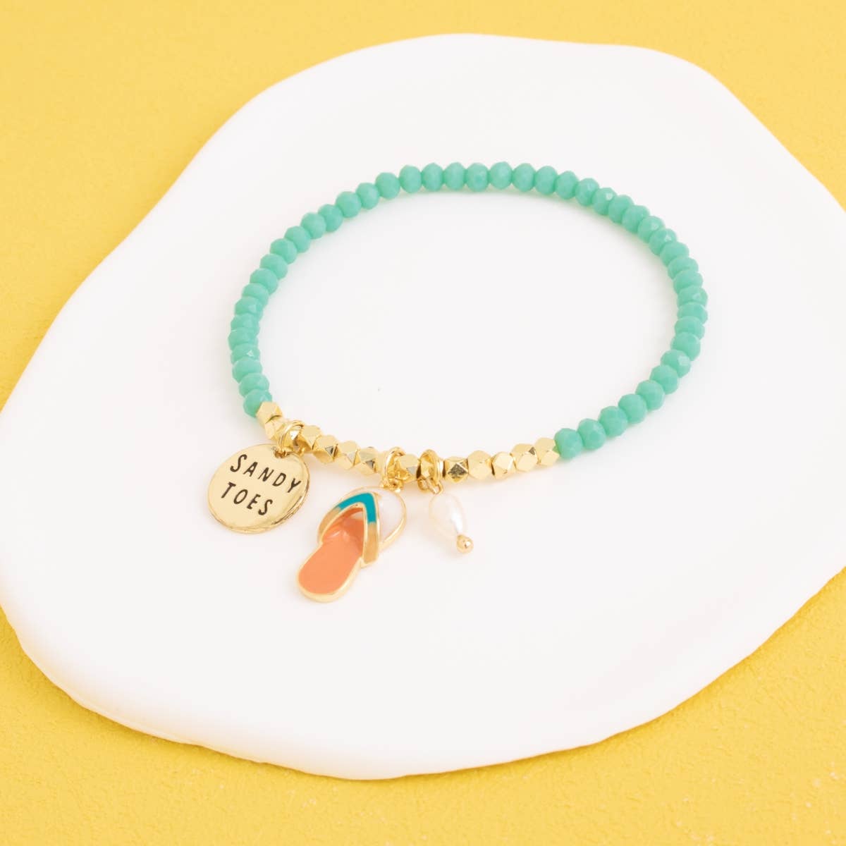 Sandy Toes Sandal Stretch Bracelet
