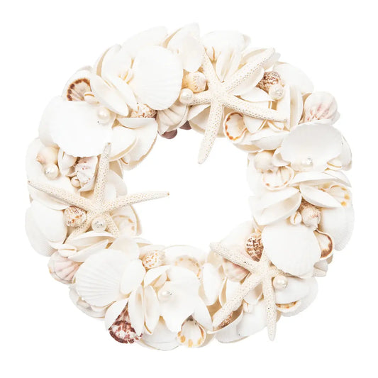 Christmas Shell Coastal Wreath