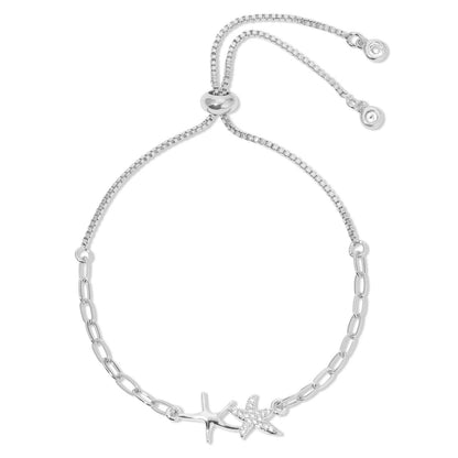 Double Starfish Pulley Bracelet