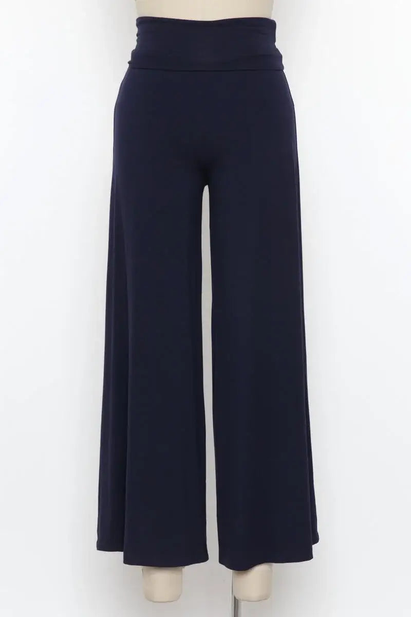 Solid Modal Wide Fit Pants - P70177