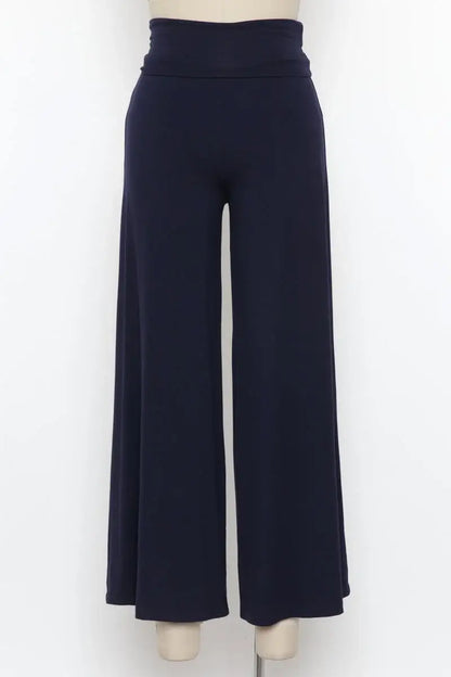 Solid Modal Wide Fit Pants - P70177