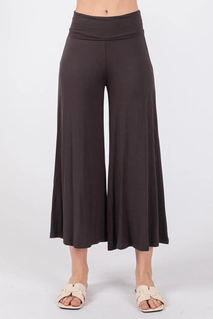 Solid Modal Wide Fit Pants - P70177