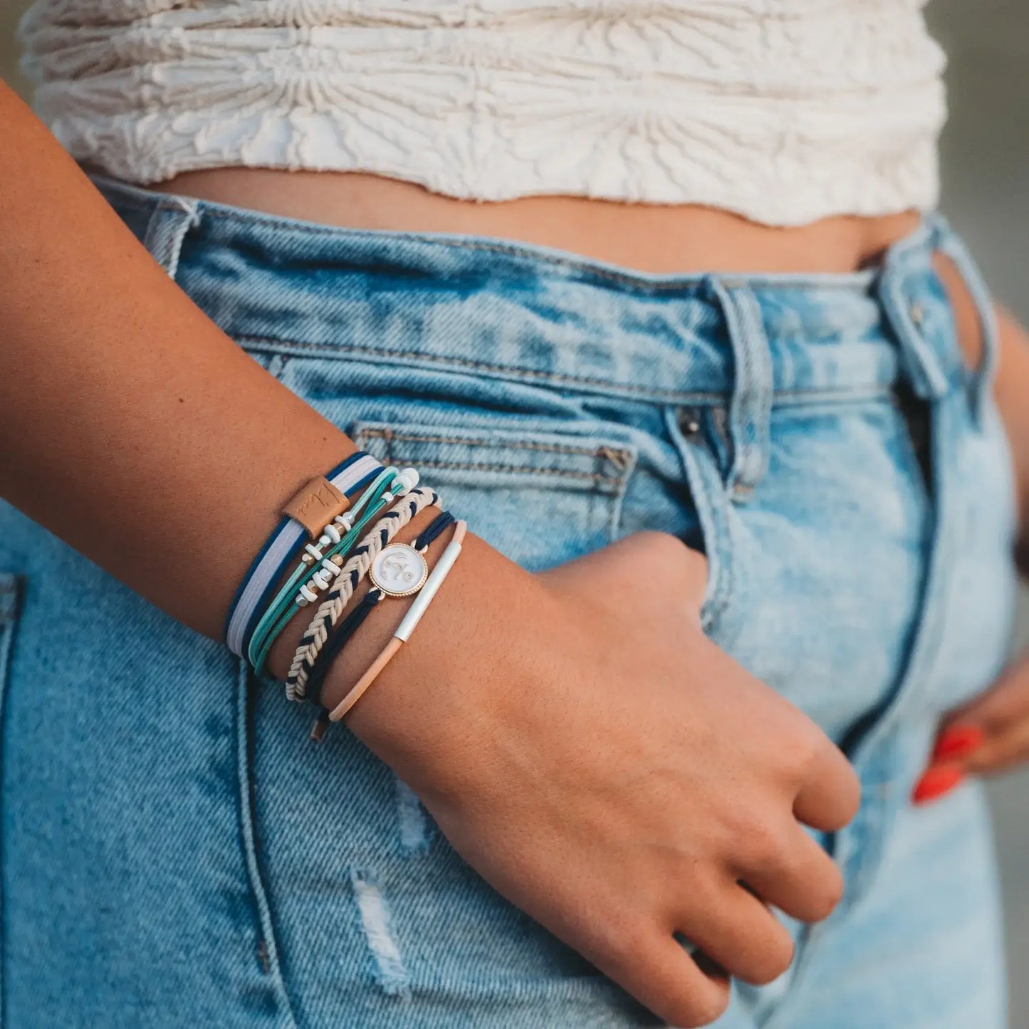 Anchor  Hair Tie Bracelets