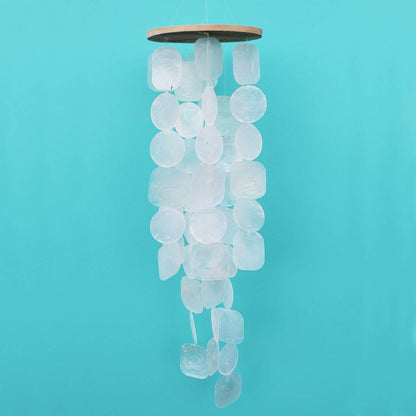 White Capiz Shell Wind Chime