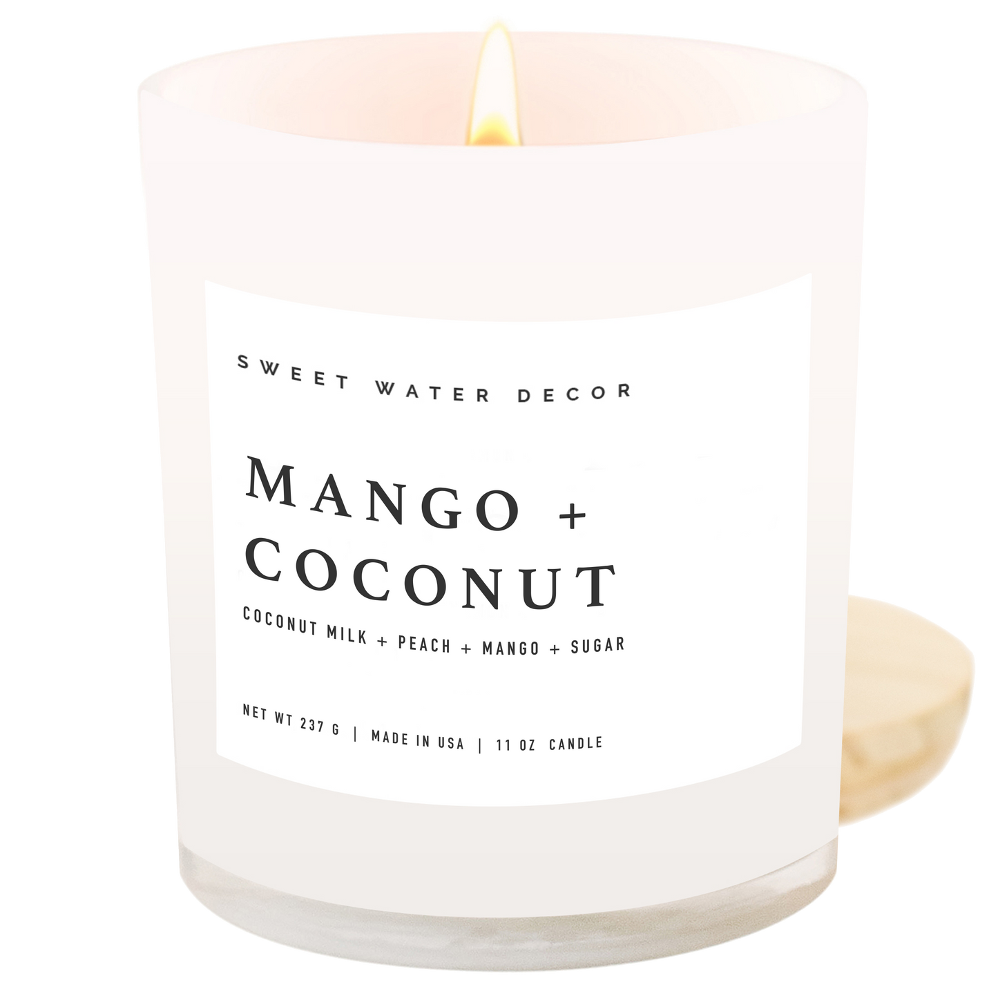 Mango and Coconut 11 oz Soy Candle - Decor & Gifts