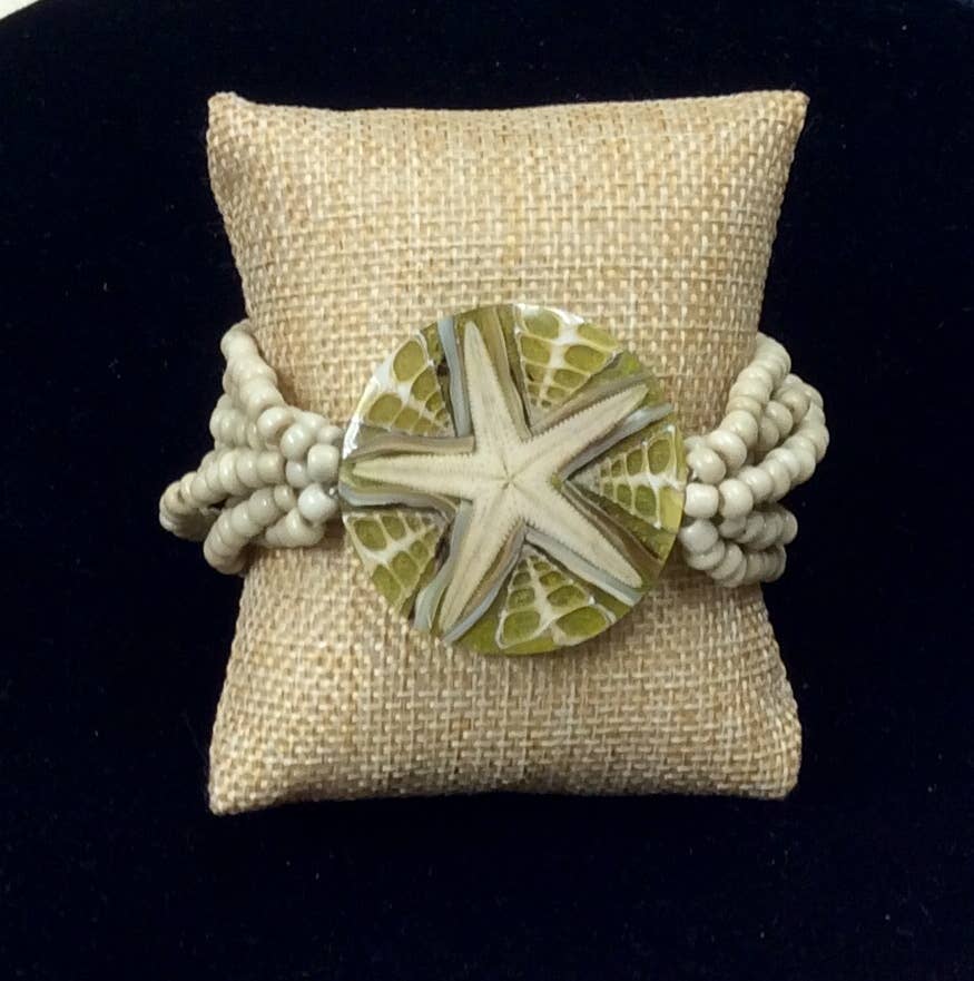 Starfish Necklace - Green