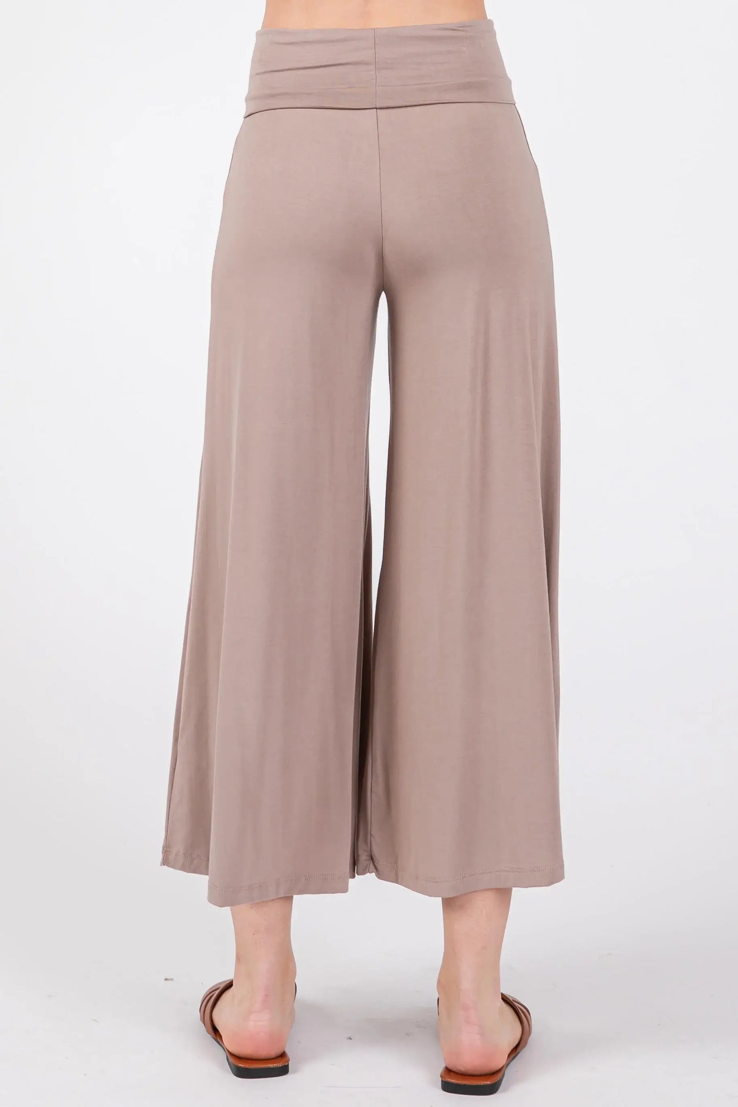 Solid Modal Wide Fit Pants - P70177