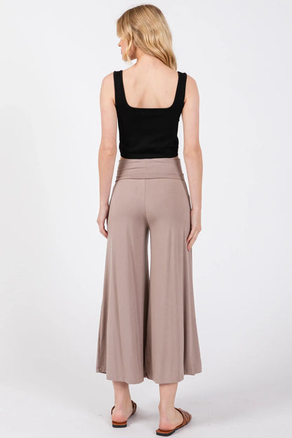 Solid Modal Wide Fit Pants - P70177