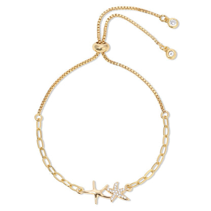 Double Starfish Pulley Bracelet