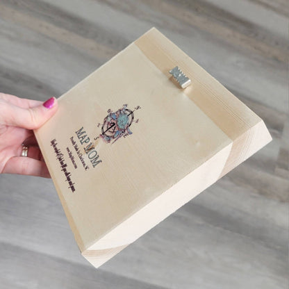 Pelican Wood Plank Art- 5x7 Inches