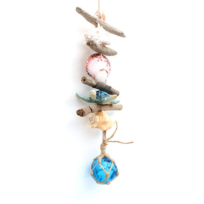 Mini Blue Sea Turtle with 2" Float - Driftwood Garland
