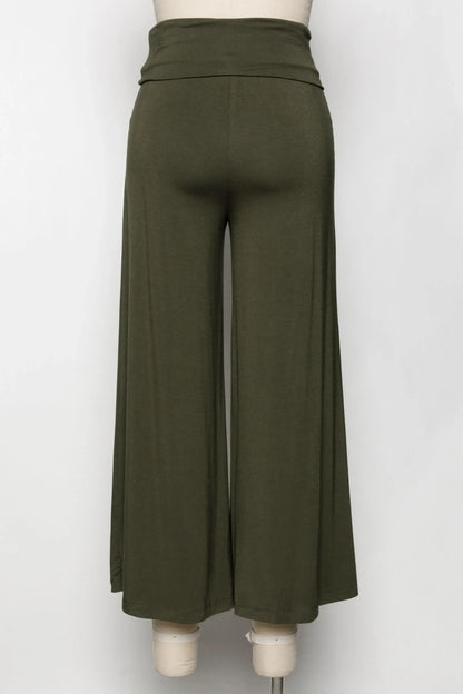 Solid Modal Wide Fit Pants - P70177