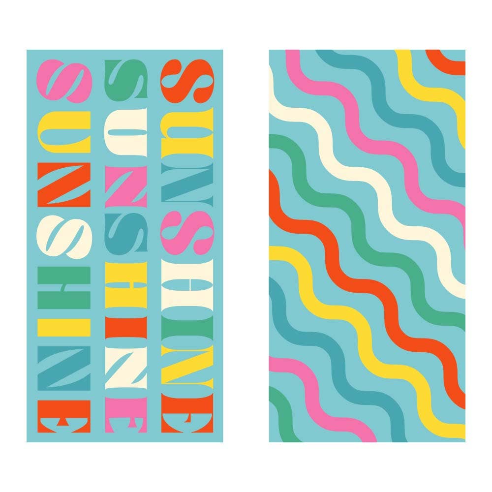 Sunshine Quick Dry Beach Towel