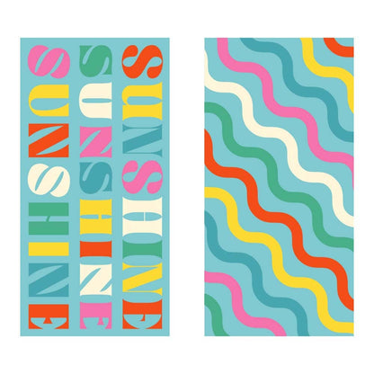 Sunshine Quick Dry Beach Towel