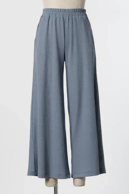 Thermal Wide Leg Pants - P70169B