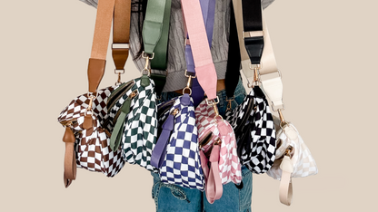 Crossbody Zipper Bag – 7 Colors, Removable Strap, Stylish
