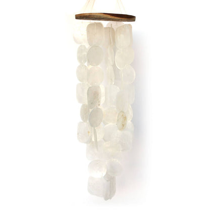 White Capiz Shell Wind Chime
