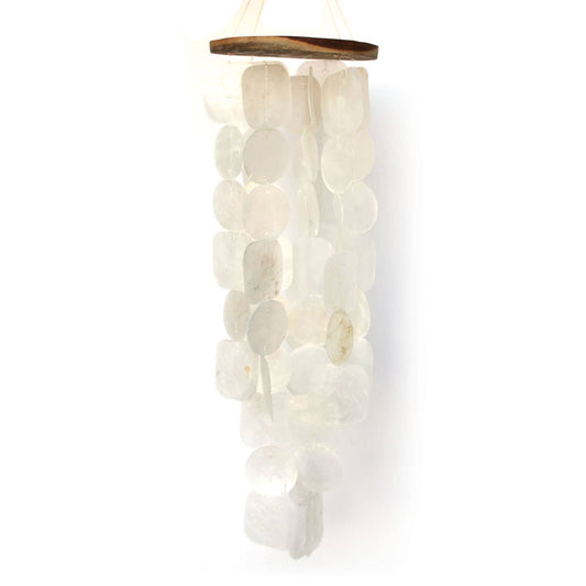 White Capiz Shell Wind Chime