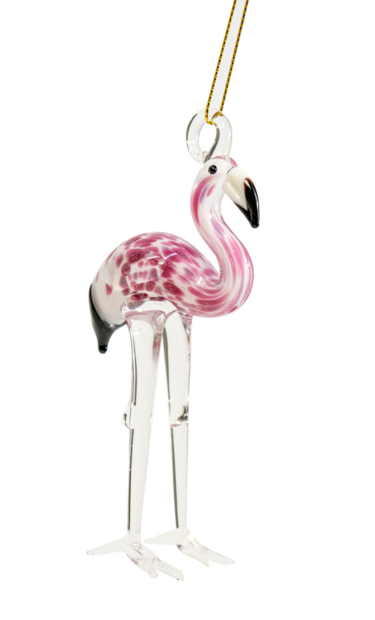 Mini Flamingo Ornament 4.5"