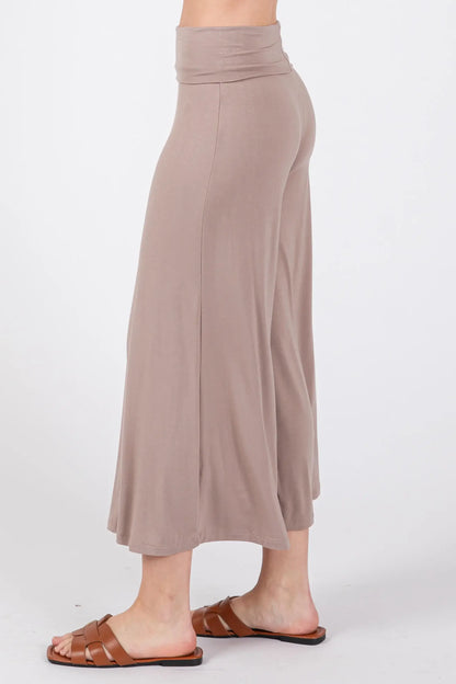 Solid Modal Wide Fit Pants - P70177