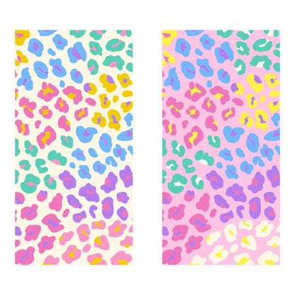 Multicolored Leopard Quick Dry Beach Towel
