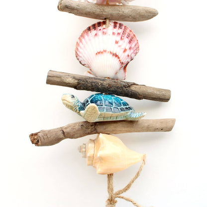 Mini Blue Sea Turtle with 2" Float - Driftwood Garland