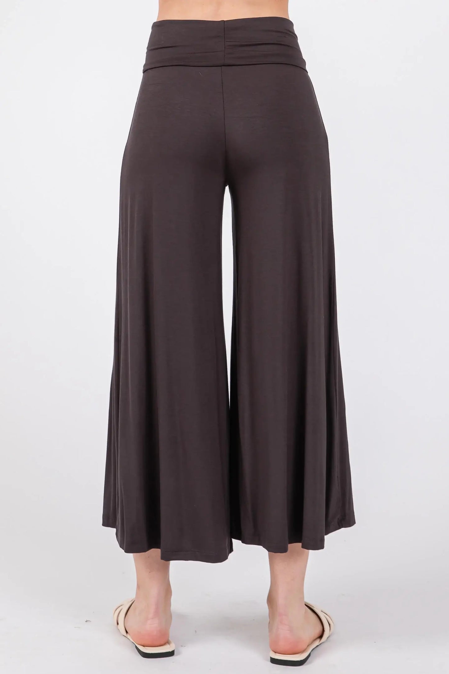 Solid Modal Wide Fit Pants - P70177