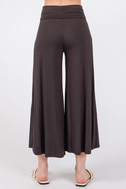 Solid Modal Wide Fit Pants - P70177