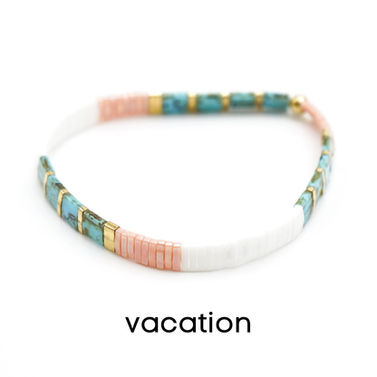 BOHO SUNRISE - Tila Bead Bracelets