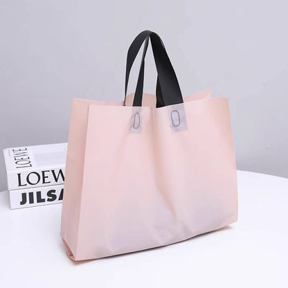 50pcs, Dual-colors Premium Frosted square PVC Gift Bags