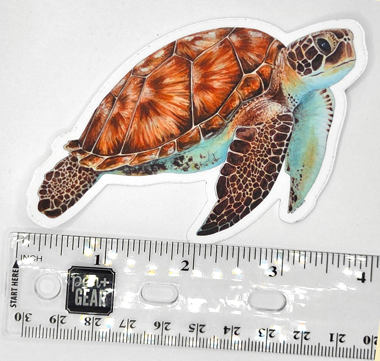 Sticker Vinyl- Sea Turtle 4 inches