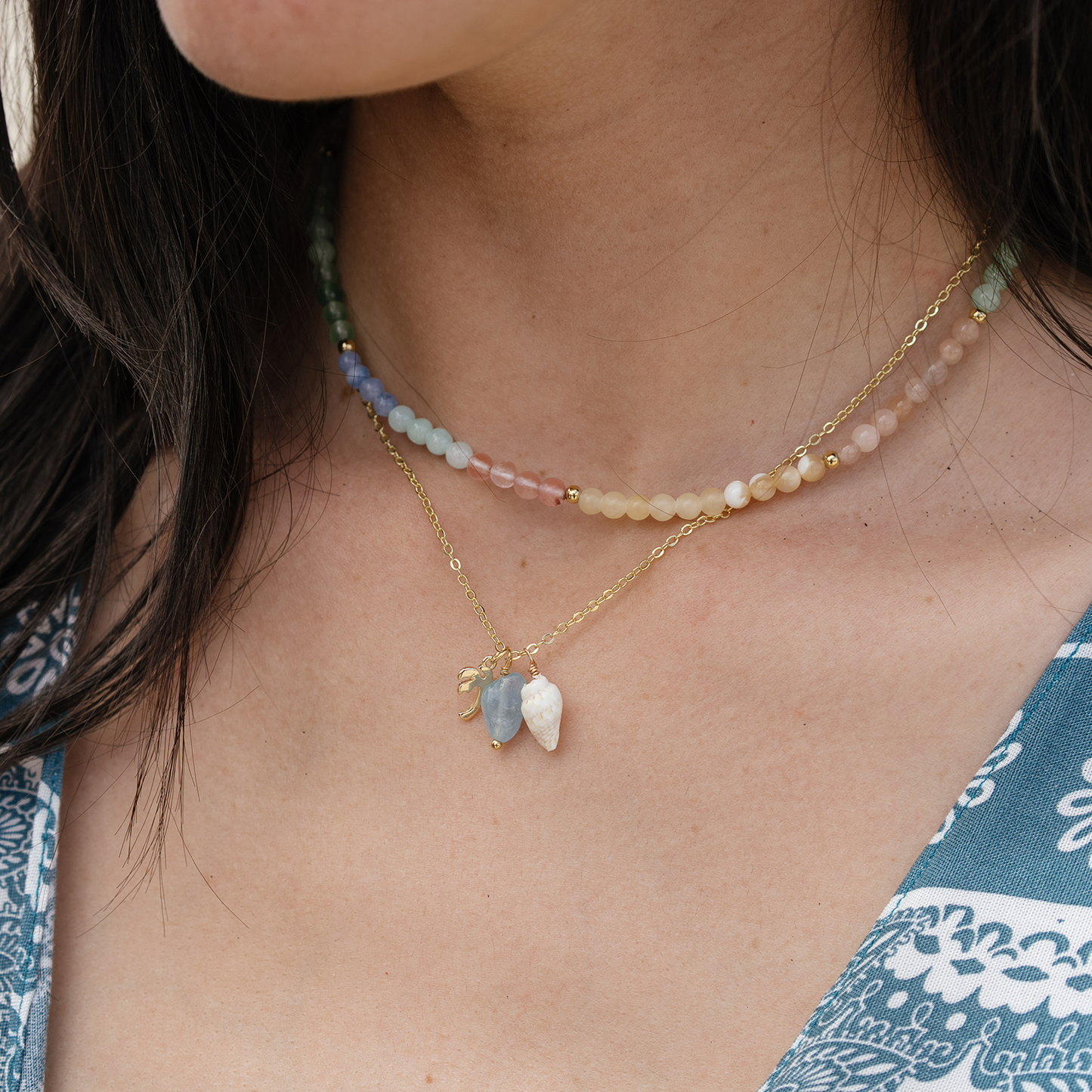 Aqua Harmony Onshore Necklace