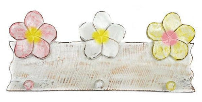 Plumeria Peg Wall Hanger