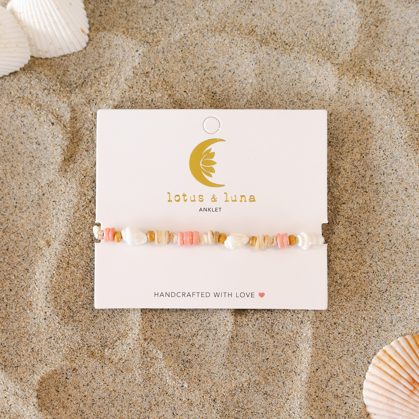 Beachcomber Shell Anklets (10 Pack Assortment)