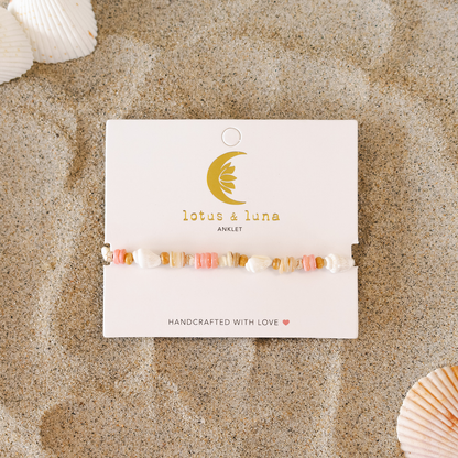 Beachcomber Shell Anklets (10 Pack Assortment)