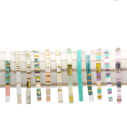 BOHO SUNRISE - Tila Bead Bracelets