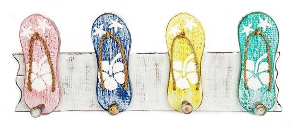 Flip Flop Peg Wall Hanger - Multi