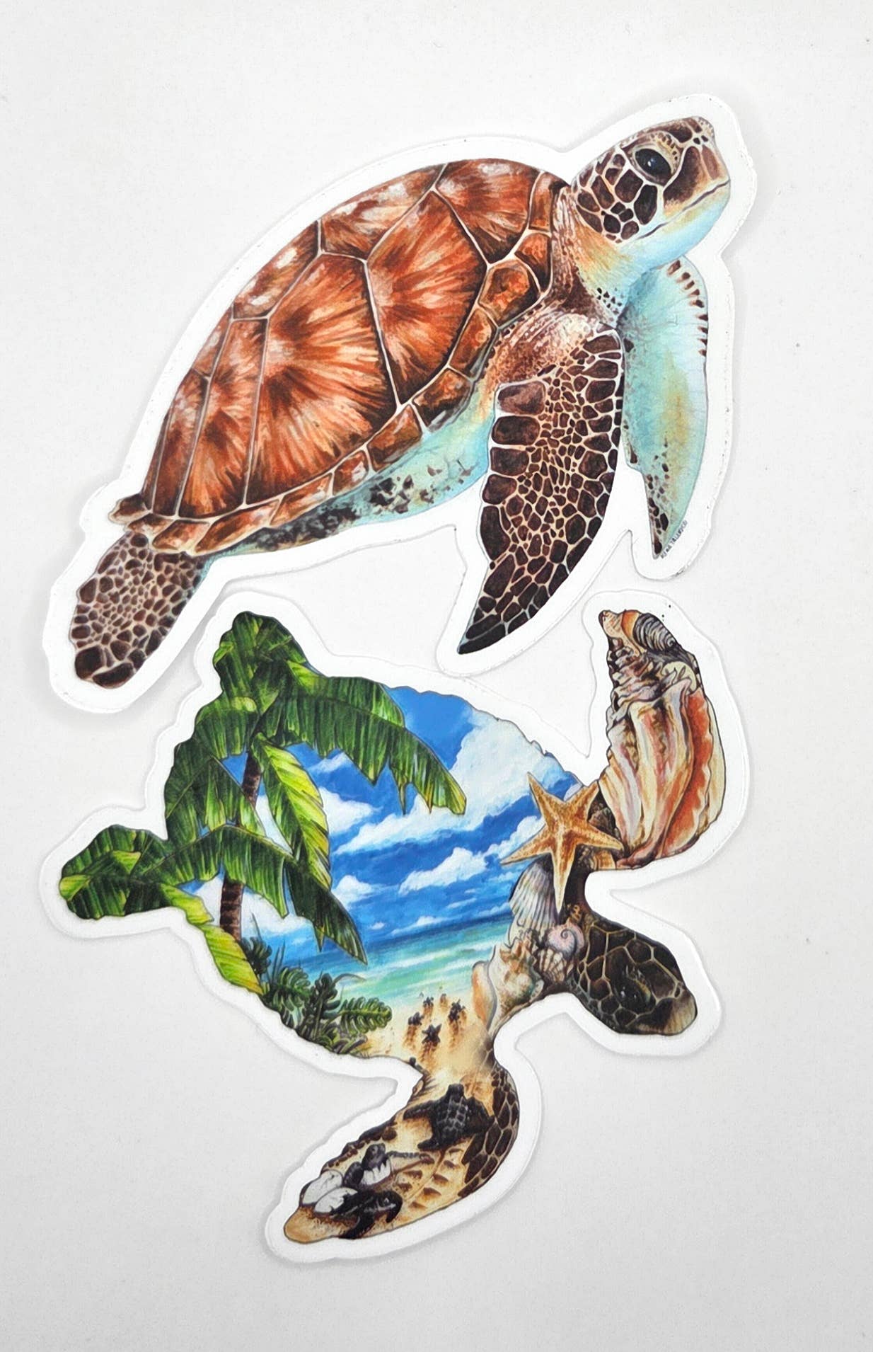 Sticker Vinyl- Sea Turtle 4 inches