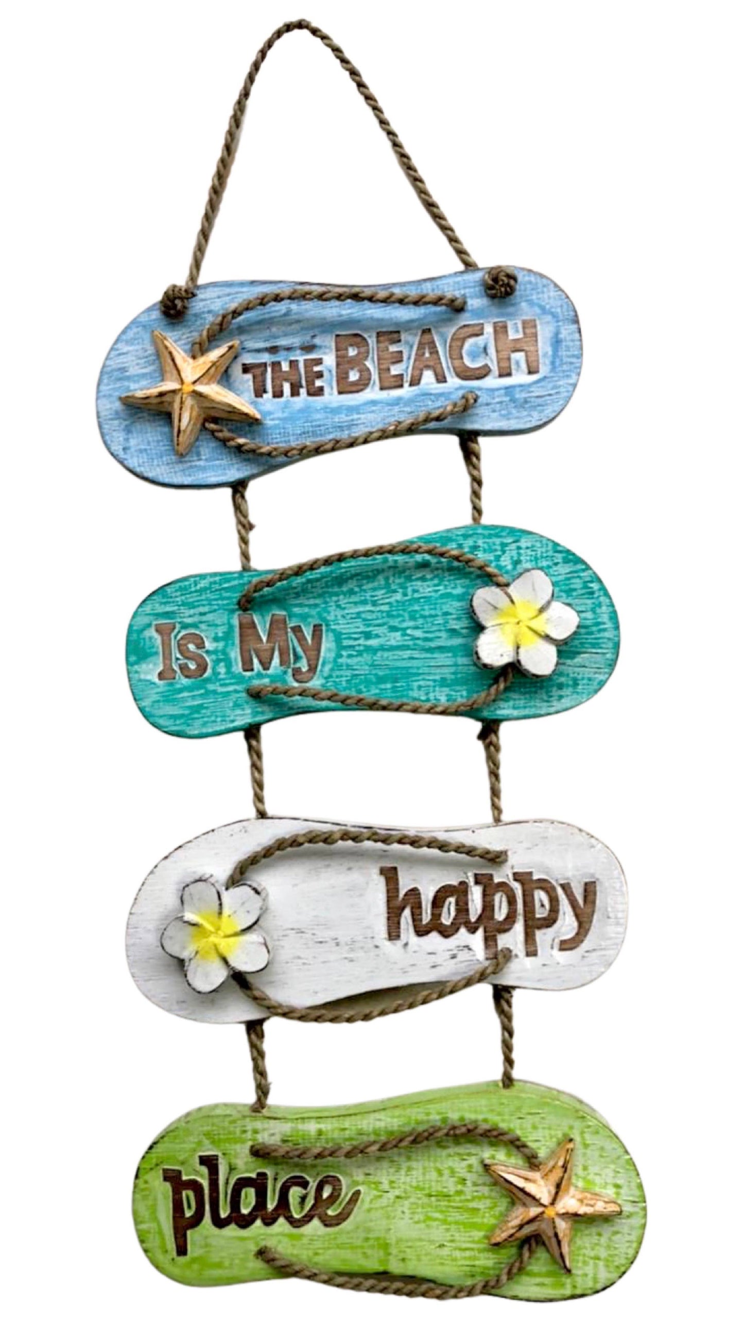 The Beach is My Happy Place Sign