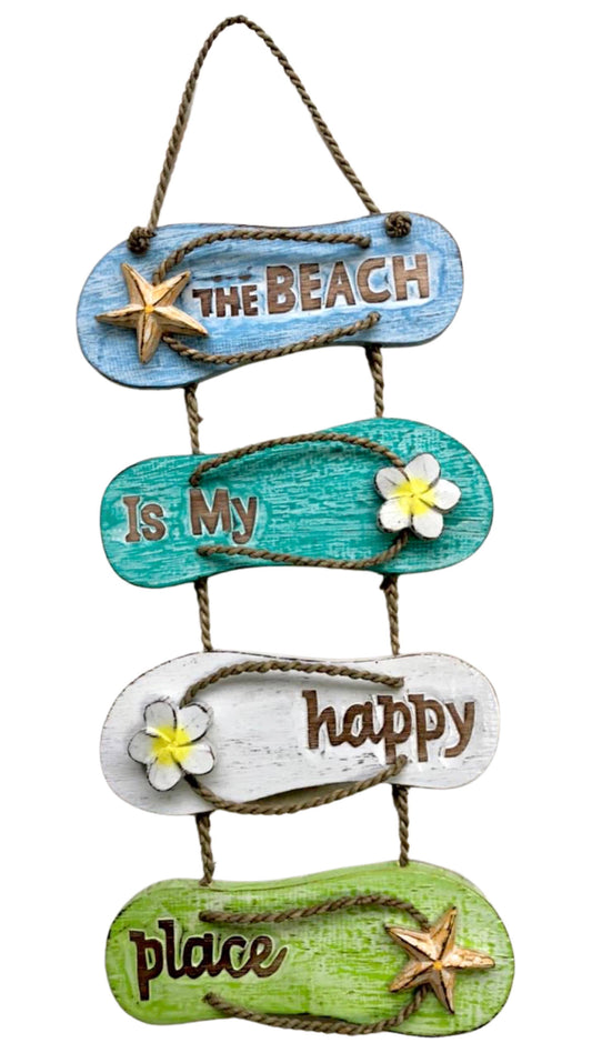 The Beach is My Happy Place Sign